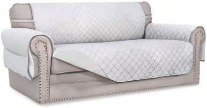 Easy-Going Reversible Couch Cover, 2 Cushion Sofa, Water Resistant Mat - Image 7