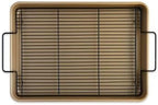 Nordic Ware Naturals Nonstick High-Sided Half Sheet Oven Crisp Baking Tray