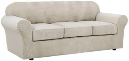 H.VERSAILTEX 4 Piece Stretch Sofa Covers - Image 10