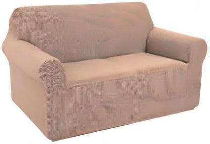 U-NICE HOME Loveseat Cover Stretch Couch Cover Sofa Slipcover, Camel | 2 - Image 8