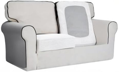Easy-Going Stretch 2 Pieces Loveseat Couch Cushion Cover - Image 8