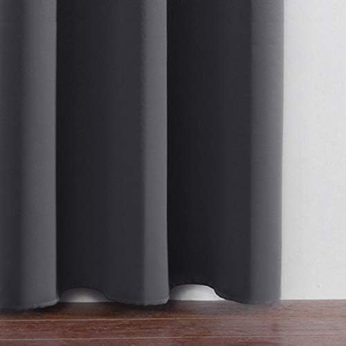 Grey Thermal Blackout Curtains/52 x 54 Inch/Set of 2 Panels Room Darkening - Image 9