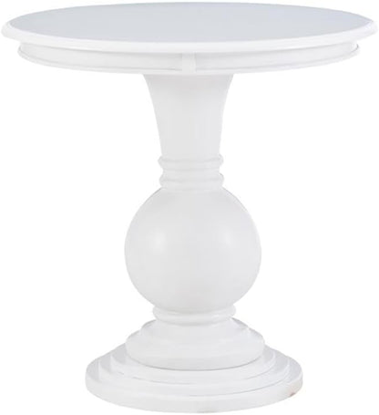Pemberly Row Round Wood Accent Table, 26 in Height, MDF - Image 3