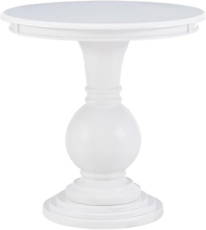 Pemberly Row Round Wood Accent Table, 26 in Height, MDF by PEMBERLYROW