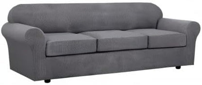 H.VERSAILTEX 4 Piece Stretch Sofa Covers - Image 9