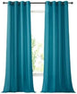 NICETOWN Semi Sheer Curtains Flax Linen Texture, Grommet Retro Linen Weave by NICETOWN