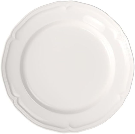 Villeroy & Boch Manoir Dinner Plate, Premium Porcelain, Made in Germany, 10.5 in, White