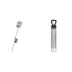 Taylor Programmable Digital Candy and Deep Fry Thermometer with Green Light Alert Display & Stainless Steel Candy Deep Fry Food Cooking Kitchen Analog Thermometer, 12 Inches