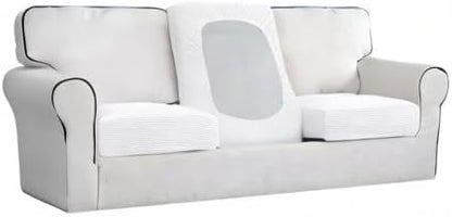 Easy-Going Stretch 3 Pieces Couch Cushion Cover - Image 8