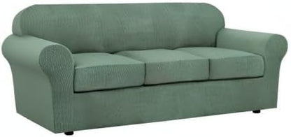 H.VERSAILTEX 4 Piece Stretch Sofa Covers - Image 9