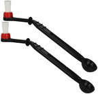 Number-One Coffee Machine Brush Cleaner Nylon Espresso Machine Brush Coffee Cleaning Tool with Spoon (Pack of 2)