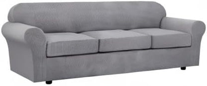 H.VERSAILTEX 4 Piece Stretch Sofa Covers - Image 9