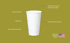 Paper Cups 8 oz 200 Pack for Coffee & Tea 8 oz Made in USA | Bulk 200 Count for Home, Office, Restaurants & Parties | Recyclable Disposable 8 Ounce To-Go Cups for Hot Drinks