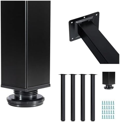 LCSDLHLSY Table Legs 32 inch, Adjustable Square Furniture Legs, - Image 6