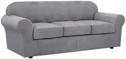 H.VERSAILTEX 4 Piece Stretch Sofa Covers - Image 9