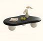 Vintage Cream Coffee Table by Unknown