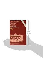 Jaipur Avenue Masala Chai Tea Mix Crafted with All-Natural Assam Black Tea, Masala, Cane Sugar, and Premium Dry Milk - Preservative-Free, Gluten-Free, Authentic Indian Chai Tea Latte (15 Servings)