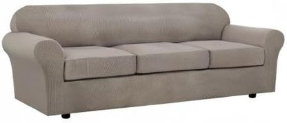 H.VERSAILTEX 4 Piece Stretch Sofa Covers - Image 9
