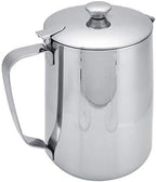 Milk Frothing Pitcher 350ml 600ml 900ml 1500ml 2000m(12oz 20oz 32oz 50oz 66oz) Steaming Pitchers Stainless Steel Milk Coffee Cappuccino Latte Art Barista Steam Pitchers Milk Jug Cup with Deco
