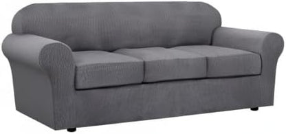 H.VERSAILTEX 4 Piece Stretch Sofa Covers - Image 9