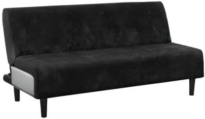 H.VERSAILTEX Velvet Futon Cover Armless Sofa Covers Sofa Bed Covers Stretch - Image 8