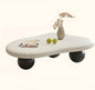 Vintage Cream Coffee Table by Unknown
