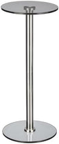 mDesign Glass Top Side/End Drink Table by mDesign