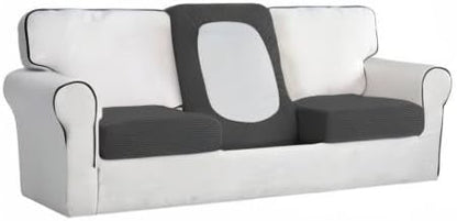 Easy-Going Stretch 3 Pieces Couch Cushion Cover - Image 8