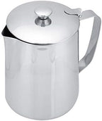 Milk Frothing Pitcher 350ml 600ml 900ml 1500ml 2000m(12oz 20oz 32oz 50oz 66oz) Steaming Pitchers Stainless Steel Milk Coffee Cappuccino Latte Art Barista Steam Pitchers Milk Jug Cup with Deco