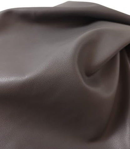 NAT Leathers, Dark Gray Soft Faux Vegan Leather PU {Peta Approved Vegan} - Image 2