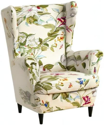 HAOYONG Wing Chair Slipcovers Printed Wingback Chair Covers 2 Pieces Wingback - Image 8