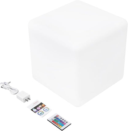 Rechargeable LED Cube Chair, 16 Colors Remote Conctrol Glow Furniture Stool - Image 9