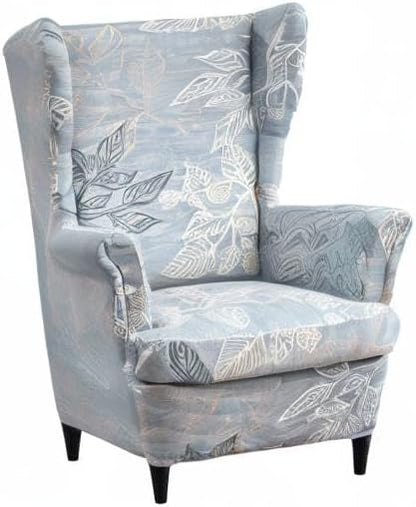 KRFOONN Wingback Chair Cover 2 Piece Stretch Wing Chair Covers Spandex - Image 7