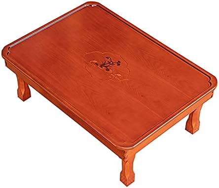 Multifunctional Korean Wooden Coffee Table, Square Folding Dining Table by Unknown