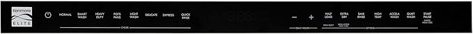 Kenmore Elite 24" Built-In Dishwasher - UltraWash Plus, TurboDry, QuietWash, SmartWash, TurboFlex Third Rack & Reach-Thru Handle - 15 Place Settings - 42 DBA - ENERGY STAR Certified - Stainless Steel