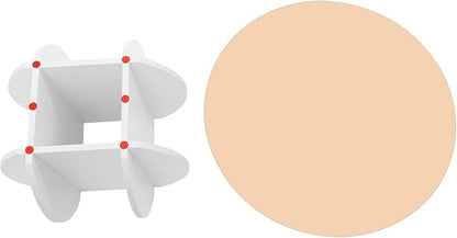 Round Glass Coffee Table for Living Room - Image 9