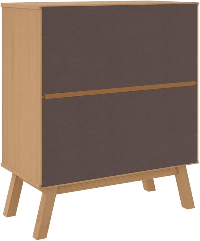Scandinavian Style Solid Pine Wood Drawer Cabinet - Image 9