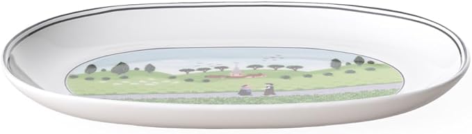 Villeroy & Boch Design Naif Pickle Dish, 7.75 in, Premium Porcelain, White/Colorful