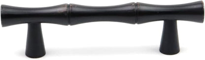 2PCS Bamboo Zinc Alloy Cabinet Handles, 2.5 Inch Hole Distance - Image 3