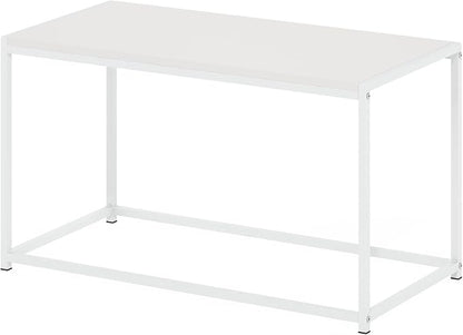 Furinno CAMNUS Coffee Table, Metal Frame Modern Center Table, Rectangular Side - Image 5