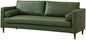 Pemberly Row Eco Leather Sofa, High Density Sponge Foam Cushion, Hardwood Frame by PEMBERLYROW