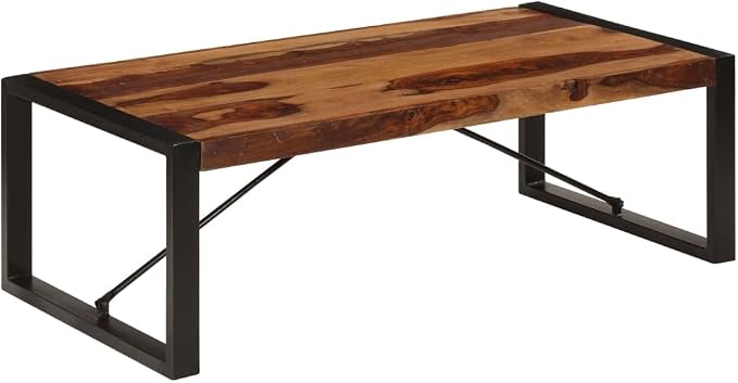 Coffee Table 47.2"x23.6"x15.7" Solid Sheesham Wood, End Tables, Living Table - Image 9
