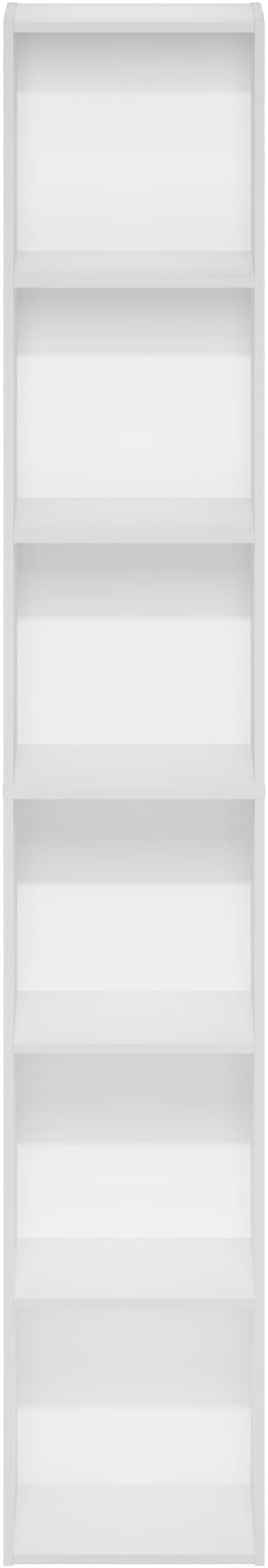 Furinno LUDER Book Shelf, 6-Tier Tall Modern Bookshelf, Bookcase - Image 8