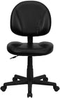 Flash Furniture Ronald Mid-Back Black LeatherSoft Swivel Ergonomic Task Office by FlashFurniture