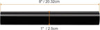 HARFINGTON Acrylic Clay Roller 8 Inch x 1 Inch Solid Non-Stick Plastic Round Tube Roller Polymer Clay Rod Fondant Rolling Pin for Shaping, Sculpting, Modeling DIY Crafts, Black