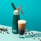 Premium 0.5L Nitro Coffee Maker, Aluminum Nitro Cold Brew Coffee Maker with Nitro Diffuser Nozzle & Cold Brew Pitcher for Making Nitro Cold Brew, 1 Pint/0.5L, Includes (10) Nitro Cartridges