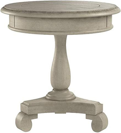 Roundhill Furniture Rene Contemporary Wood Pedestal Side Table - Image 5