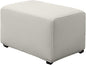 Super Stretch Ottoman Cover- Soft Form Fit Ottoman Cover Rectangular Ottoman by UOIJAY