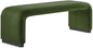 Modway EEI-6734-BLK-MOS Koda Performance Velvet Waterfall Long Bench by Modway