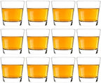 Vikko Shot Glasses, 3.5 Ounce Shot Glass, Set of 12 Small Liquor and Spirit Glasses, Durable Tequila, Alcohol and Espresso Shots, 12 Piece Large Shooter Glass Set (Traditional)